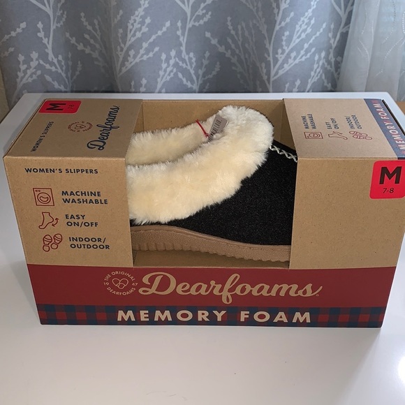dearfoams Shoes - Dearfoams Memory Foam, Woman’s Medium